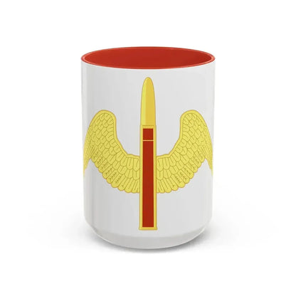 64 Antiaircraft Artillery Battalion (U.S. Army) Accent Coffee Mug 15oz Red - Go Mug Yourself