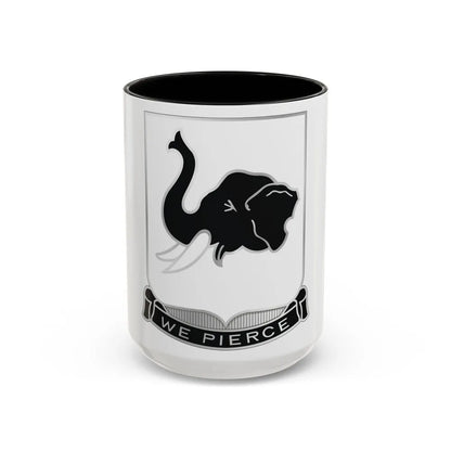 64 Armor Regiment (U.S. Army) Accent Coffee Mug-15oz-Black-Go Mug Yourself