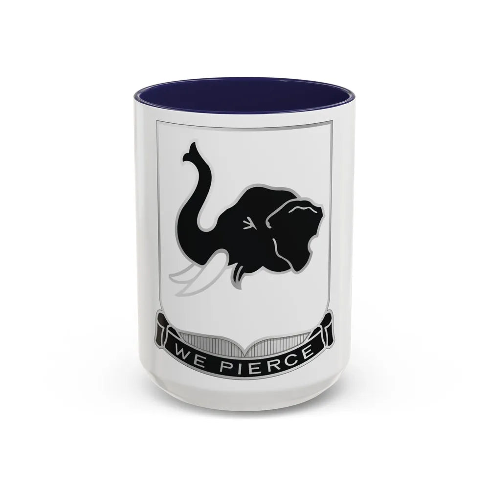 64 Armor Regiment (U.S. Army) Accent Coffee Mug-15oz-Navy-Go Mug Yourself