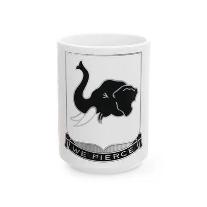 64 Armor Regiment (U.S. Army) White Coffee Mug-15oz-Go Mug Yourself