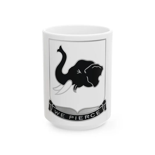 64 Armor Regiment (U.S. Army) White Coffee Mug-15oz-Go Mug Yourself