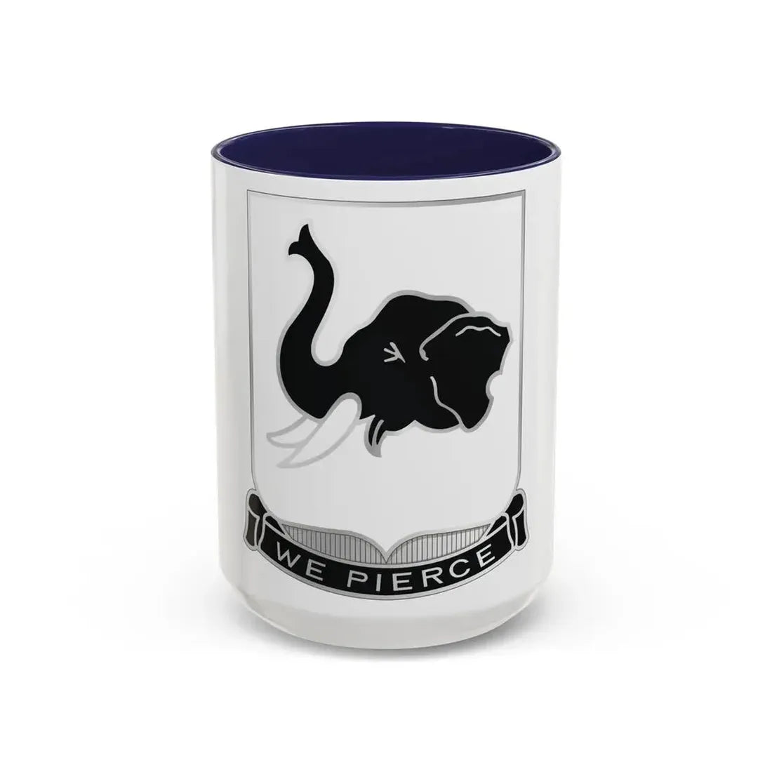 64 Armor Regiment (U.S. Army) Accent Coffee Mug 15oz Navy - Go Mug Yourself