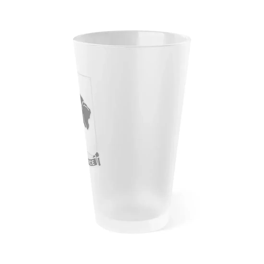 64 Armor Regiment (U.S. Army) Frosted Pint Glass 16oz - Go Mug Yourself
