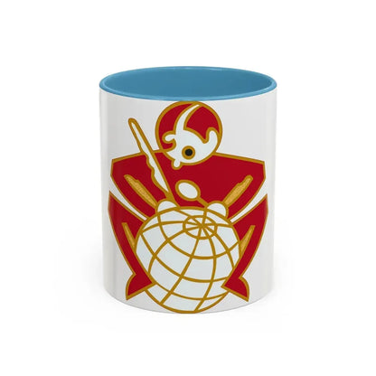 64 Engineer Battalion (U.S. Army) Accent Coffee Mug 11oz Light Blue - Go Mug Yourself