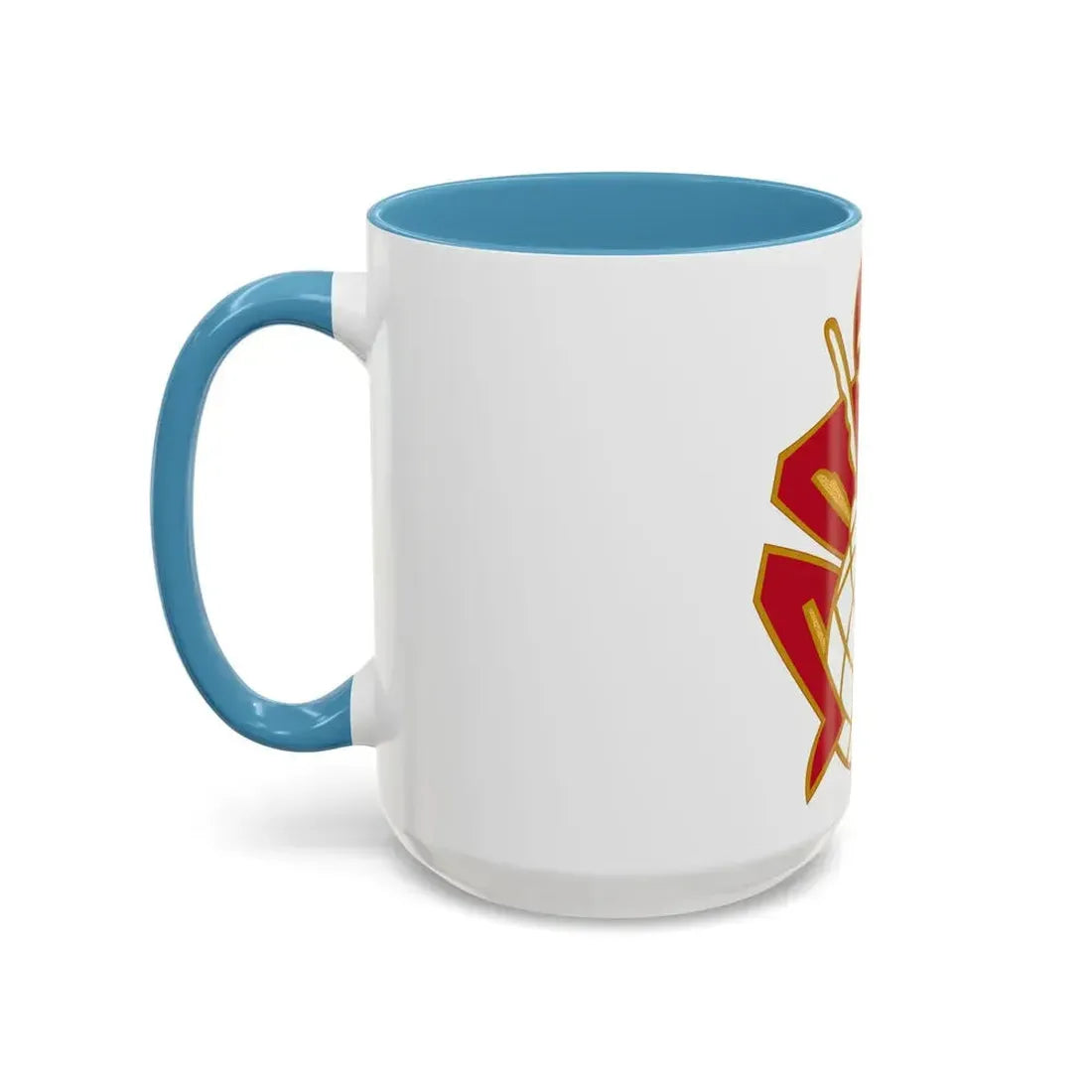 64 Engineer Battalion (U.S. Army) Accent Coffee Mug - Go Mug Yourself