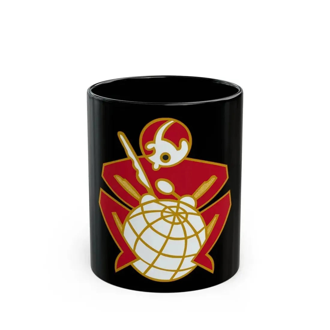64 Engineer Battalion (U.S. Army) Black Coffee Mug 11oz - Go Mug Yourself