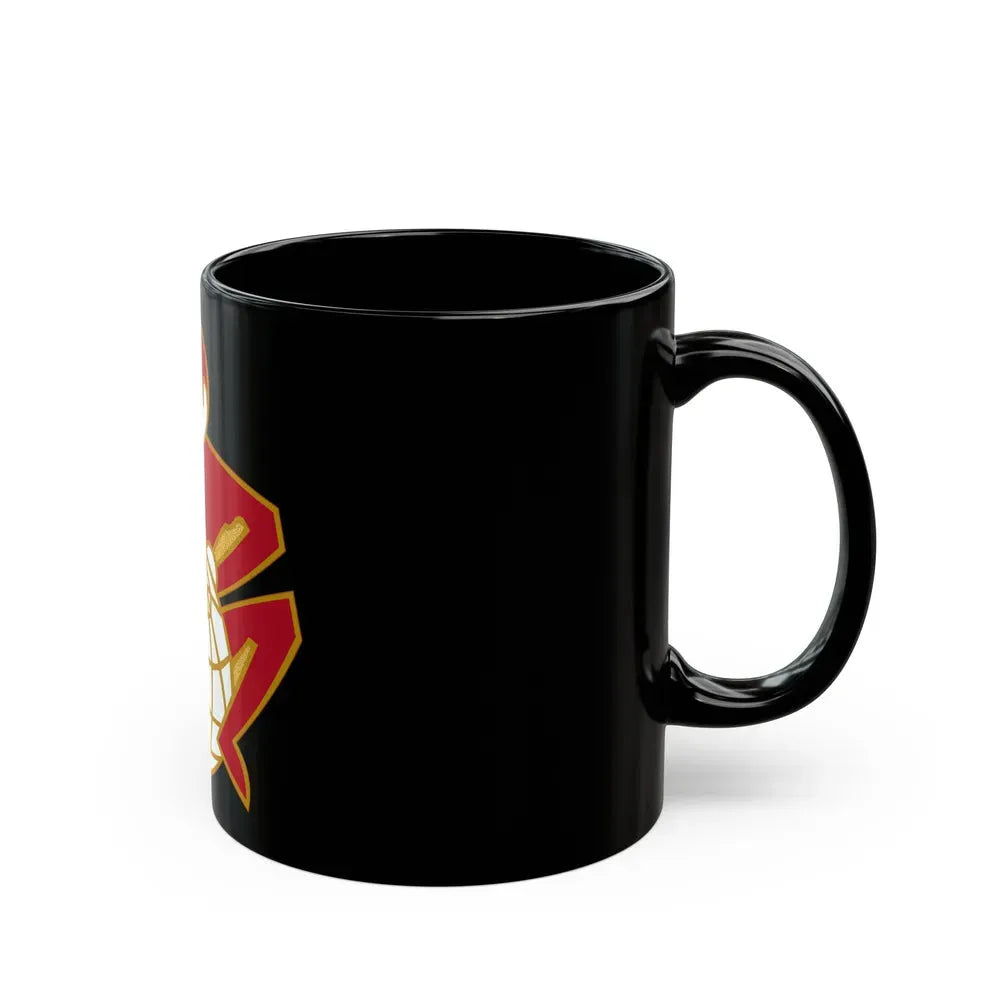 64 Engineer Battalion (U.S. Army) Black Coffee Mug - Go Mug Yourself