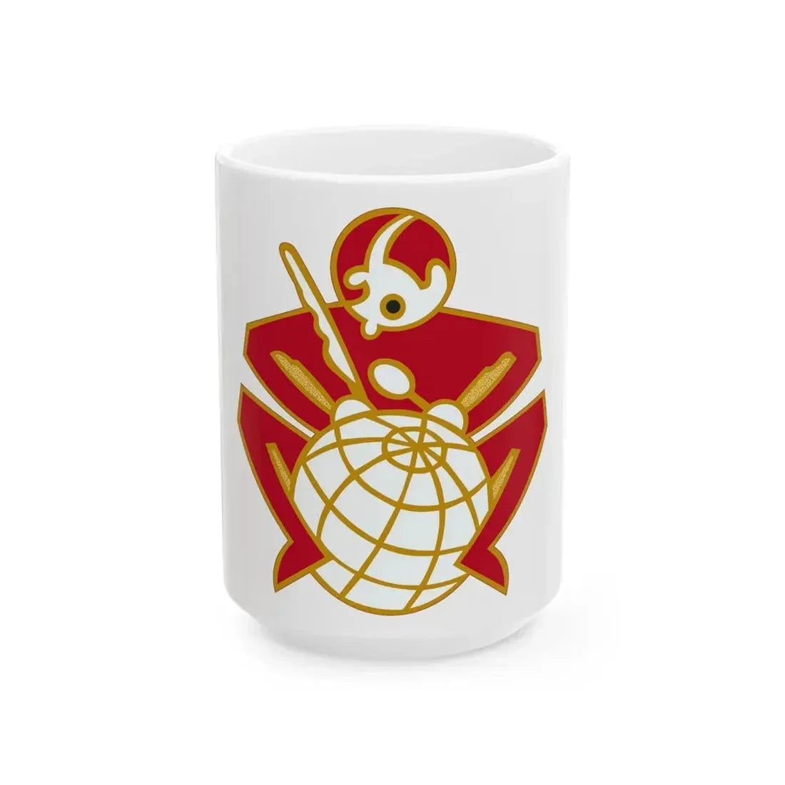 64 Engineer Battalion (U.S. Army) White Coffee Mug 15oz - Go Mug Yourself
