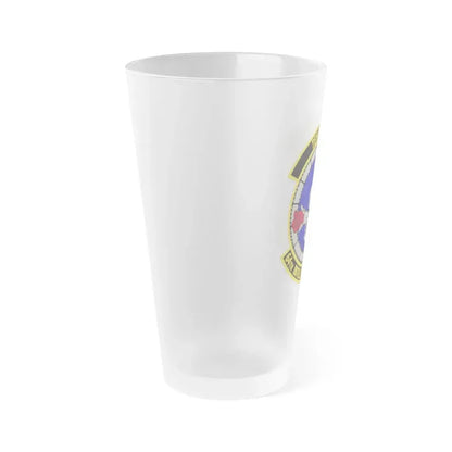 64 Intelligence Squadron AFRC (U.S. Air Force) Frosted Pint Glass 16oz - Go Mug Yourself