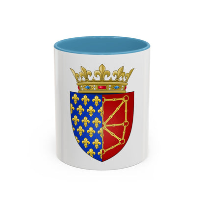 Arms of the Kingdom of France & Navarre - Accent Coffee Mug