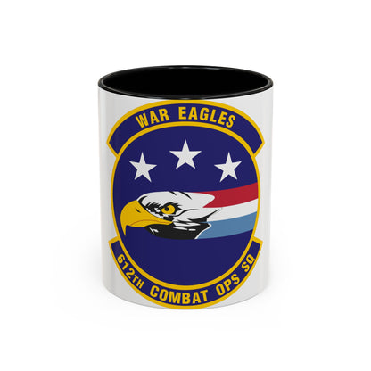 612th Combat Operations Squadron (U.S. Air Force) Accent Coffee Mug