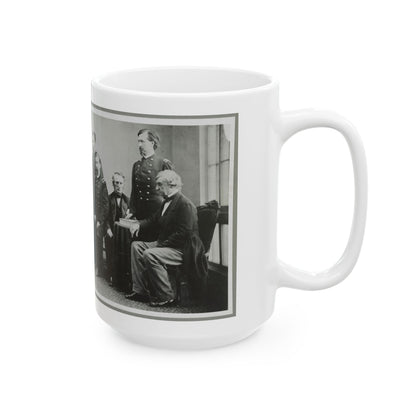 Board Which Tried Lincoln Conspirators (U.S. Civil War) White Coffee Mug