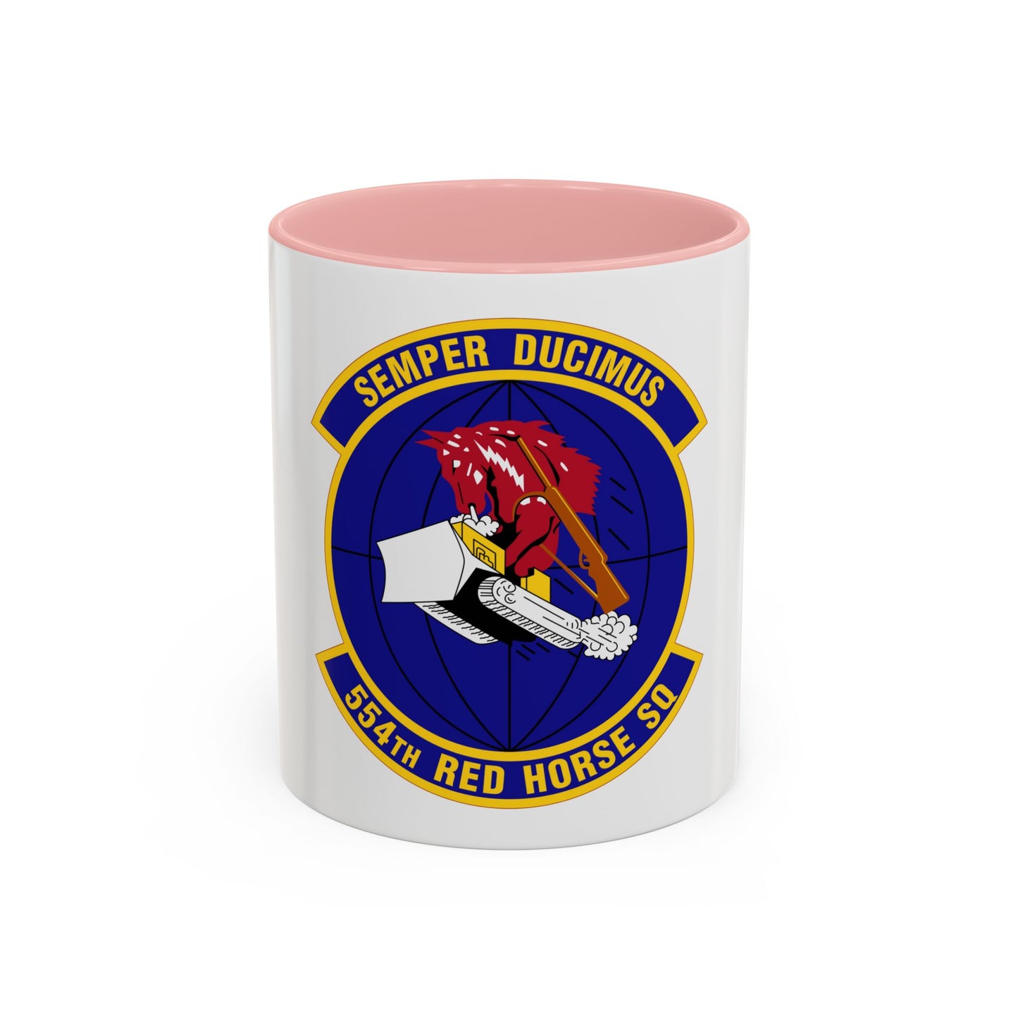 554 RED HORSE Squadron PACAF (U.S. Air Force) Accent Coffee Mug