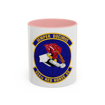 554 RED HORSE Squadron PACAF (U.S. Air Force) Accent Coffee Mug