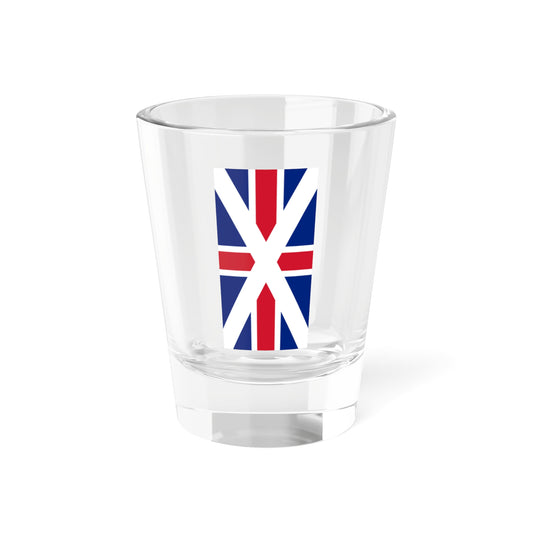 Union Jack 1606 Scotland vertical (United Kingdom) Shot Glass 1.5oz