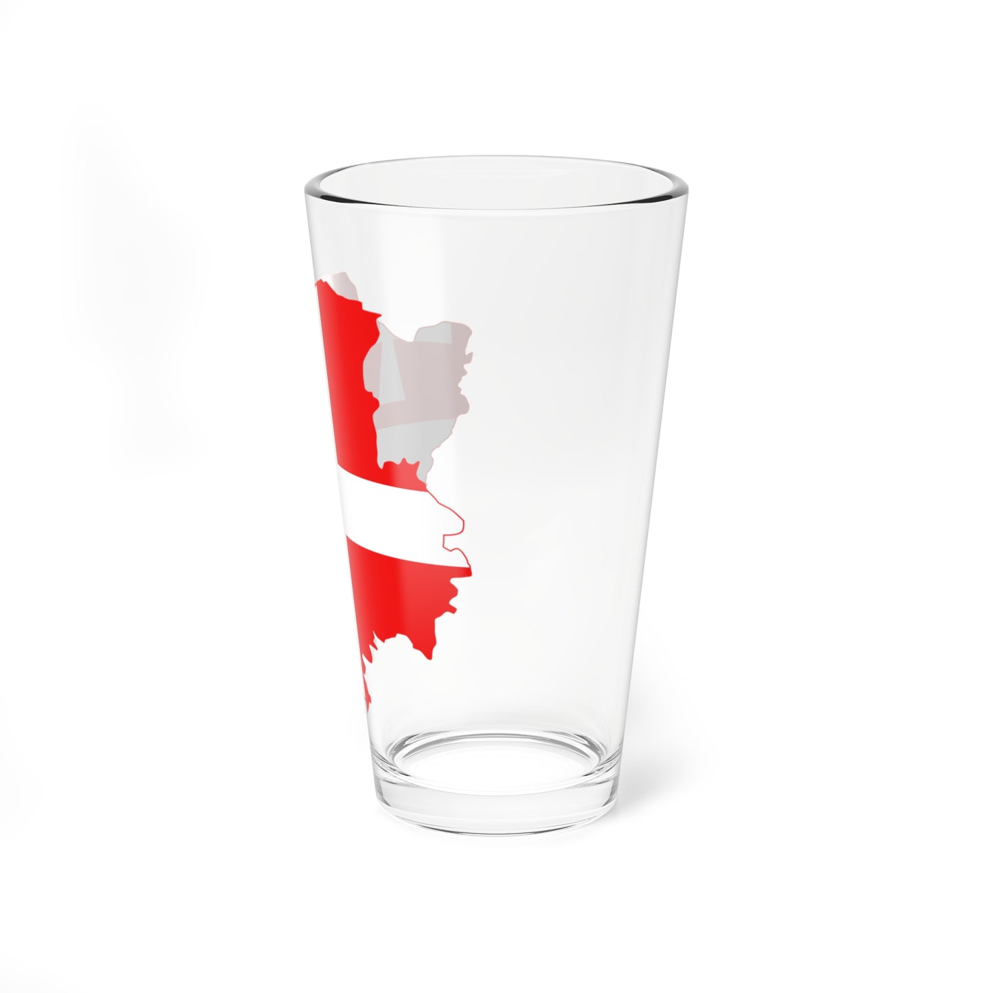 Flag-map of Volyn Oblast (Ukraine) Pint Glass 16oz