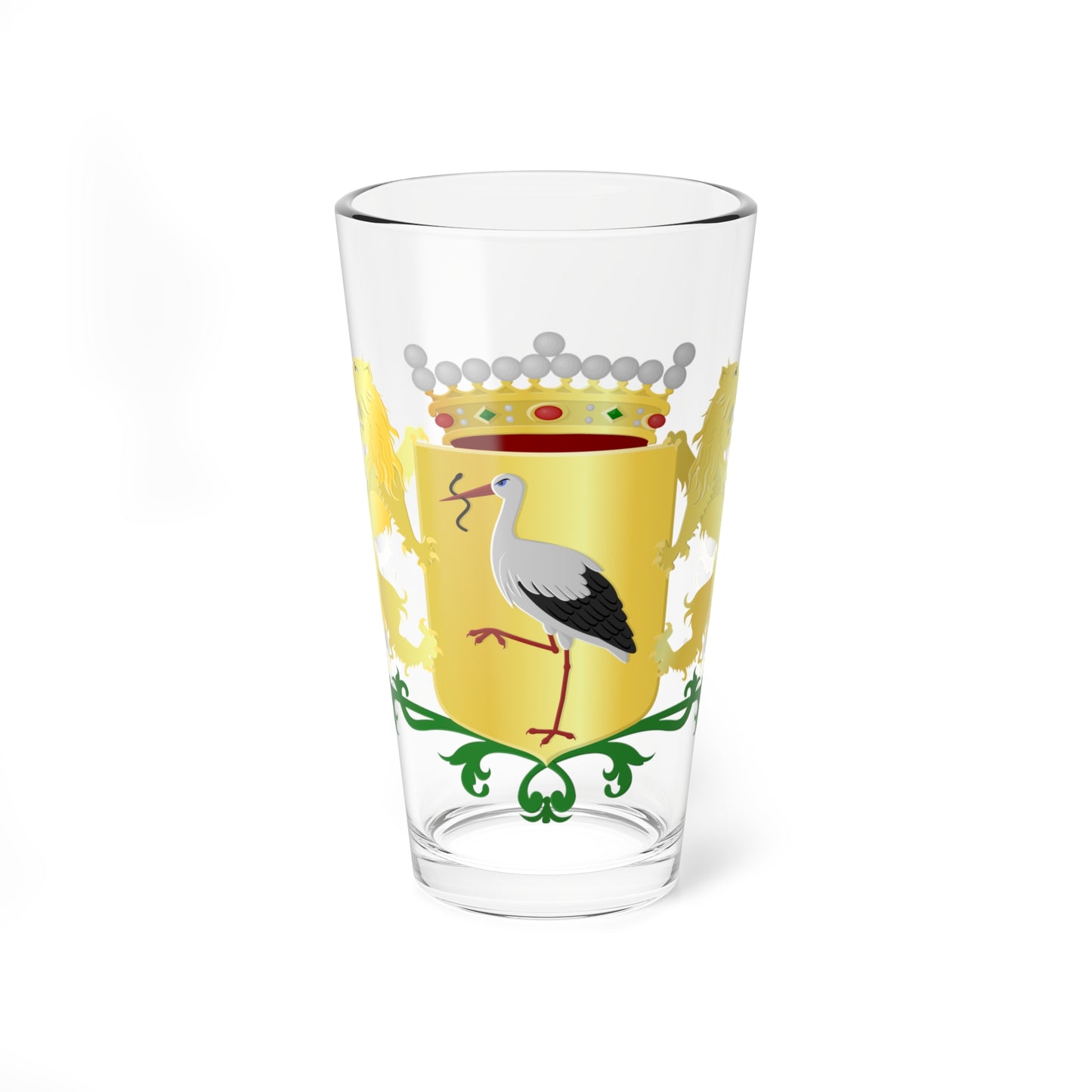 Den Haag wapen 1954 (Netherlands) (Coat of Arms) Pint Glass 16oz