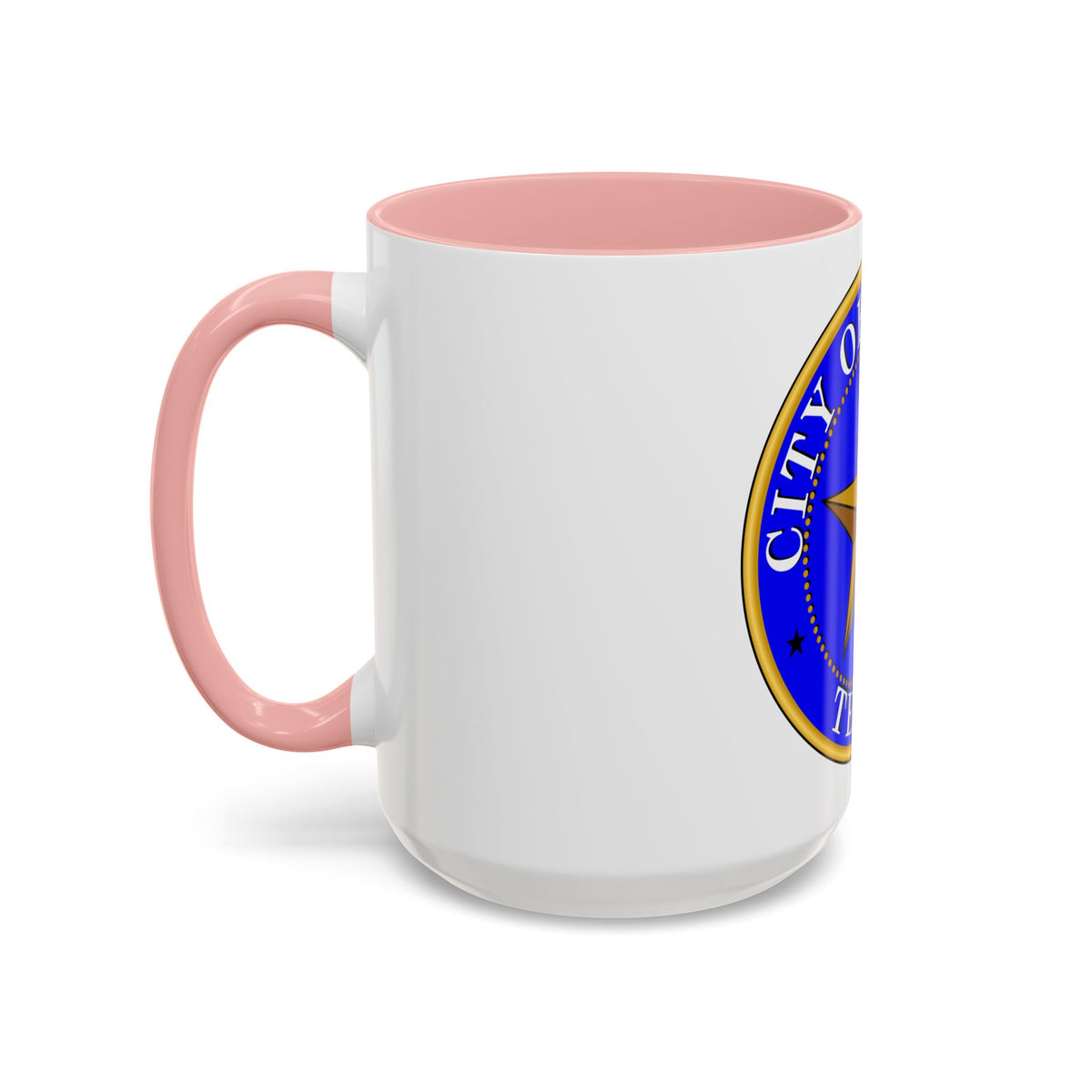 Seal of Dallas - Accent Coffee Mug