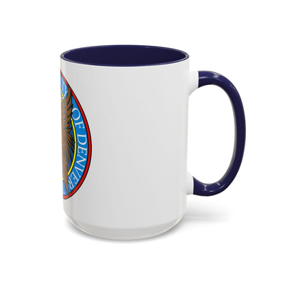 Seal of Denver - Accent Coffee Mug