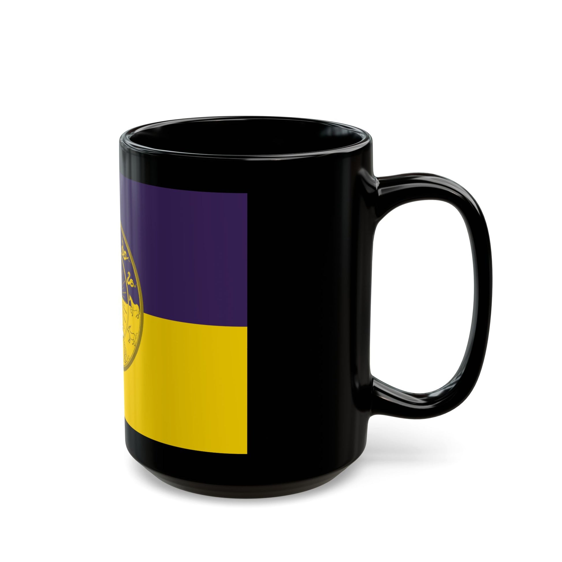 Flag of Nakhon Si Thammarat Province Thailand - Black Coffee Mug-Go Mug Yourself