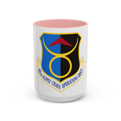 635th Supply Chain Operations Group (U.S. Air Force) Accent Coffee Mug