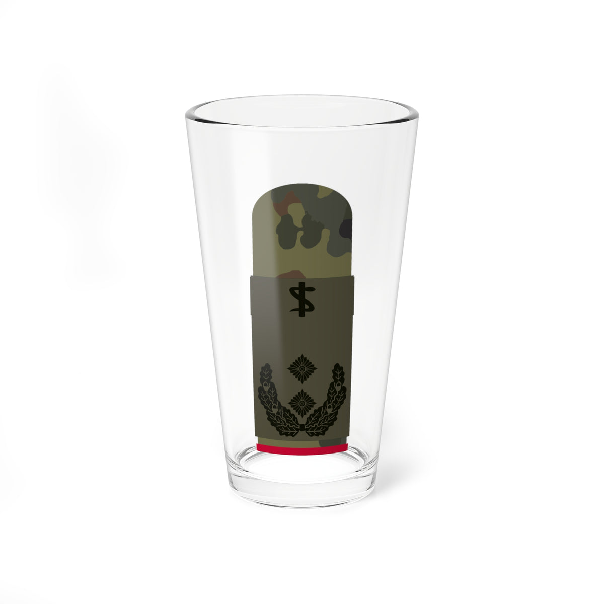 HA OS5 52c Oberfeldarzt i.G. ZM R (Germany) (Military Rank) Pint Glass 16oz