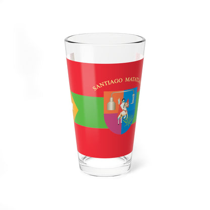 Flag of Santiago Matatlán Oaxaca (Mexico) Pint Glass 16oz