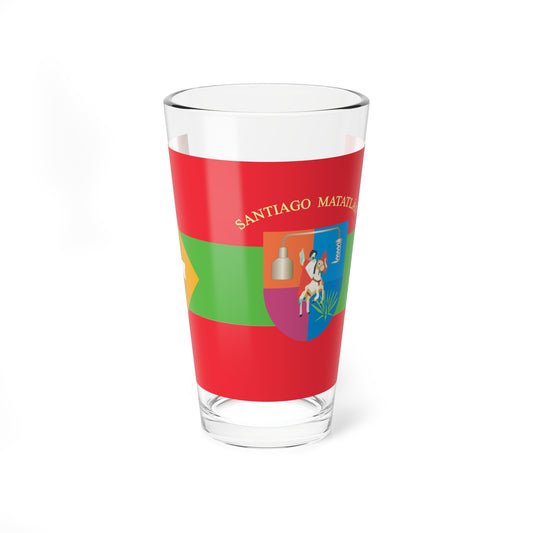 Flag of Santiago Matatlán Oaxaca (Mexico) Pint Glass 16oz