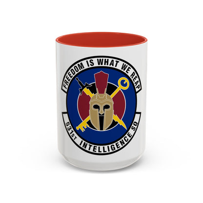 531 Intelligence Squadron ACC (U.S. Air Force) Accent Coffee Mug