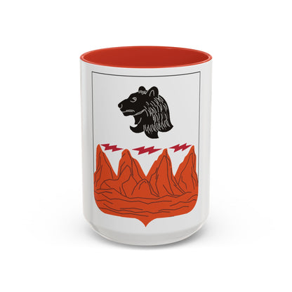 4 Signal Battalion 2 (U.S. Army) Accent Coffee Mug