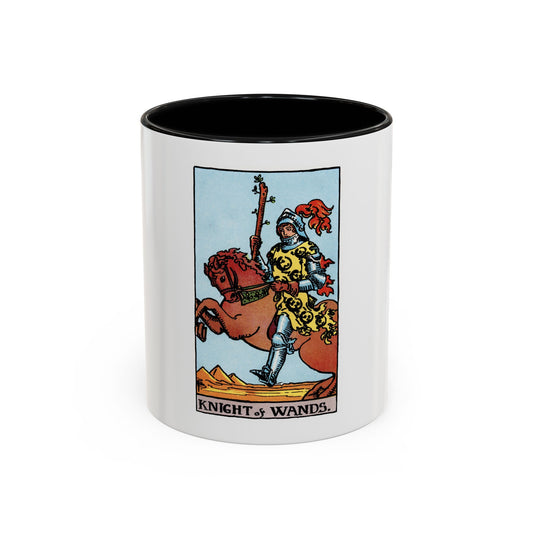 The Knight of Wands (Tarot Card) Accent Coffee Mug