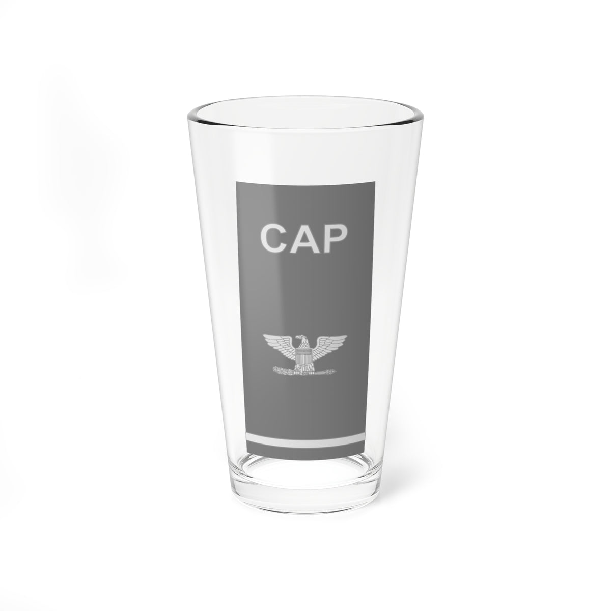 CAP O6 (United States) (Military Rank) Pint Glass 16oz