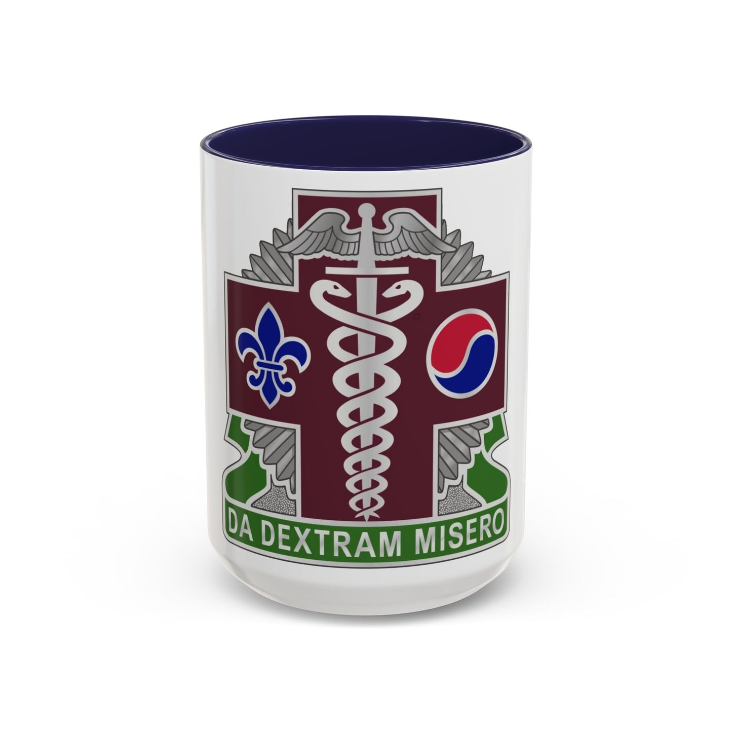 65 Medical Brigade 2 (U.S. Army) Accent Coffee Mug