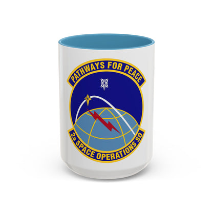 2d Space Operations Squadron (U.S. Air Force) Accent Coffee Mug