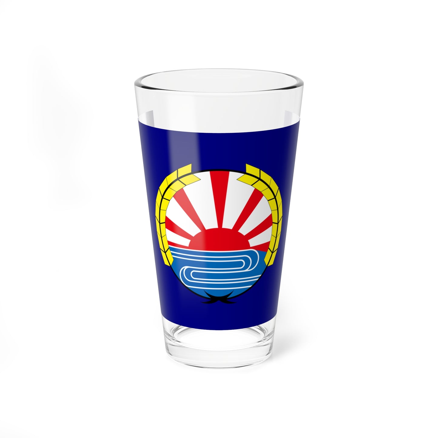 Flag of Aibetsu Hokkaido (Japan) Pint Glass 16oz