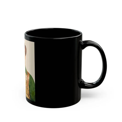 Fishing and hunting illustrations (1) - Black Coffee Mug-Go Mug Yourself