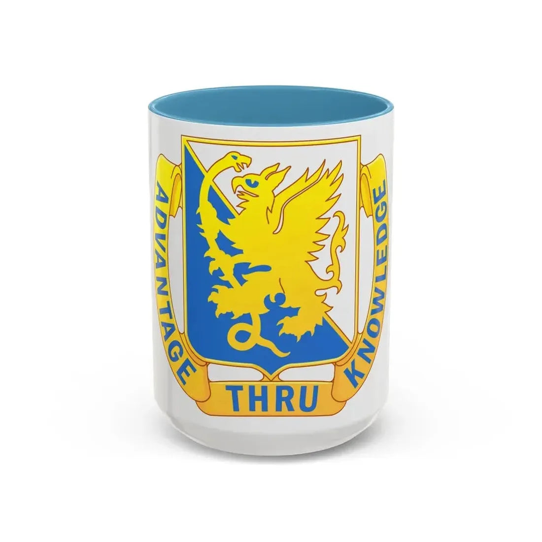 641 Medical Battalion (U.S. Army) Accent Coffee Mug 15oz Light Blue - Go Mug Yourself