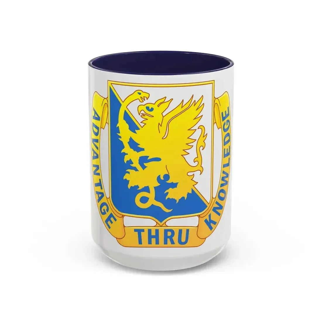 641 Medical Battalion (U.S. Army) Accent Coffee Mug 15oz Navy - Go Mug Yourself