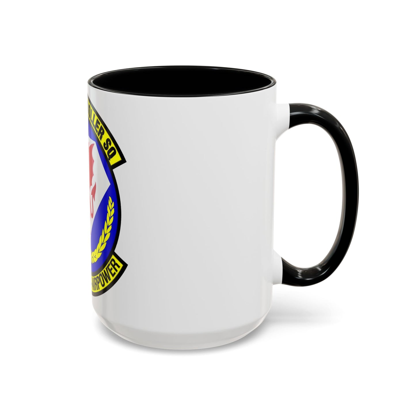 100 Comptroller Squadron USAFE (U.S. Air Force) Accent Coffee Mug