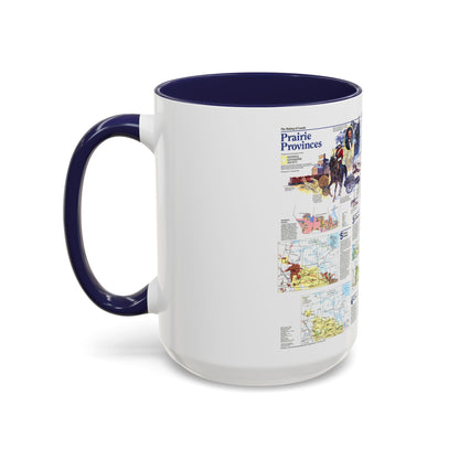 Canada - Prairie Provinces 2 (1995) (Map) Accent Coffee Mug
