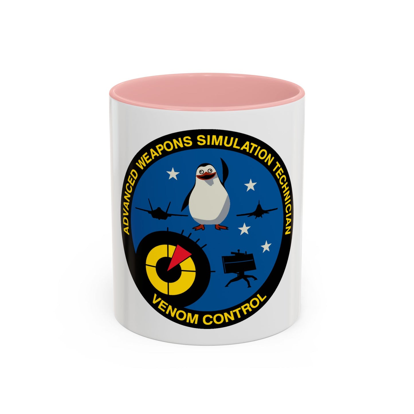 Advanced Weapons Simulation Tech Venom Ctrl (U.S. Air Force) Accent Coffee Mug
