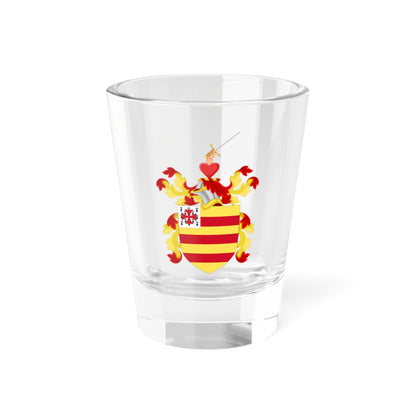 Coat of Arms of James A. Garfield (United States) (Coat of Arms) Shot Glass 1.5oz