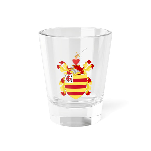Coat of Arms of James A. Garfield (United States) (Coat of Arms) Shot Glass 1.5oz