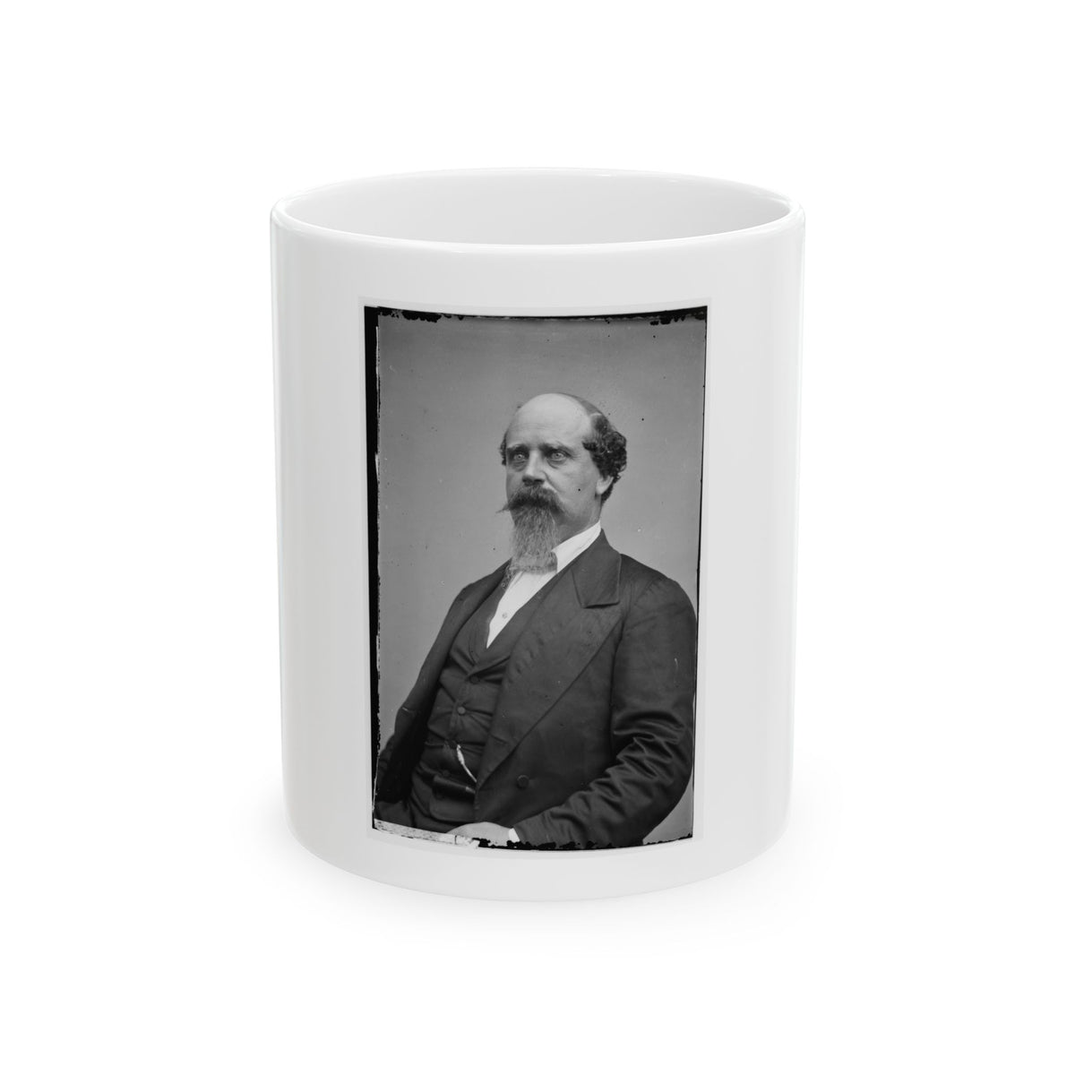 B.H. Robertson (U.S. Civil War) White Coffee Mug