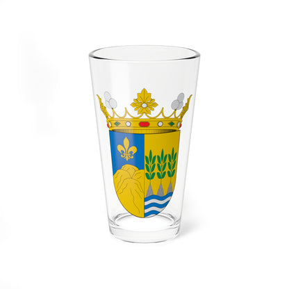 Escudo de Albudeite (Spain) (Coat of Arms) Pint Glass 16oz