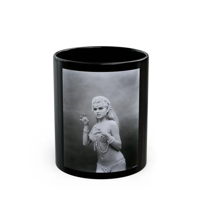 Pamela Tiffin #26 (Vintage Female Icon) Black Coffee Mug-11oz-Go Mug Yourself