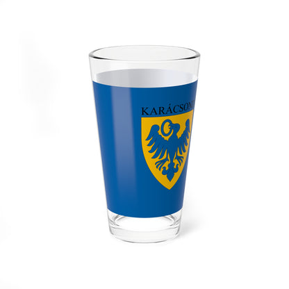 Flag of Karacsond (Hungary) Pint Glass 16oz