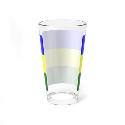 Flag of Bray-Dunes (France) Pint Glass 16oz