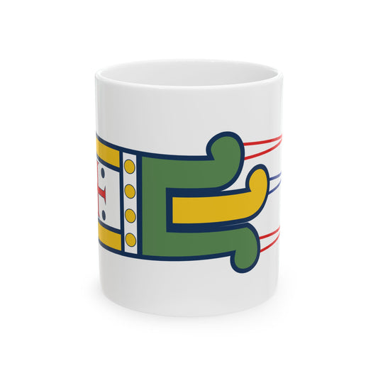 Gonfalon of William the Conqueror (France) White Coffee Mug