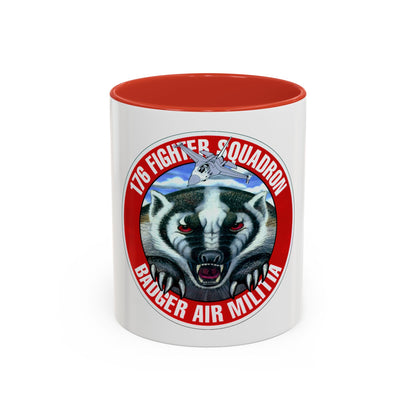 176th Fighter Squadron (U.S. Air Force) Accent Coffee Mug